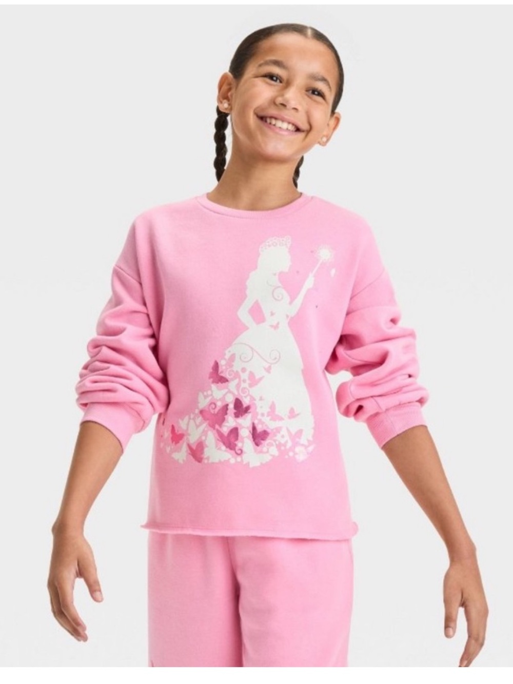 Wicked Glenda Sweatshirt Pink Large 10/12